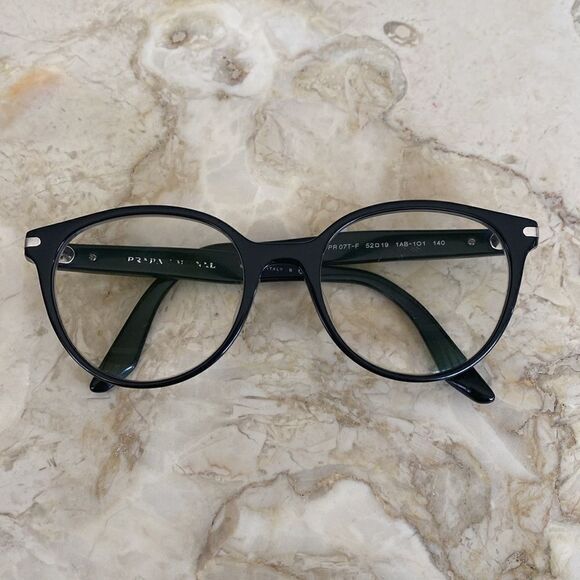 PRADA Black Acetate Glasses Frames - Picture 4 of 13